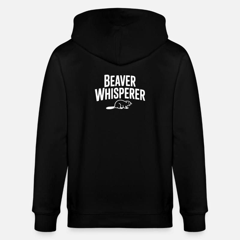 Biber-Flüsterer - Stanley/Stella Unisex Bio-Kapuzenjacke CULTIVATOR  - Schwarz