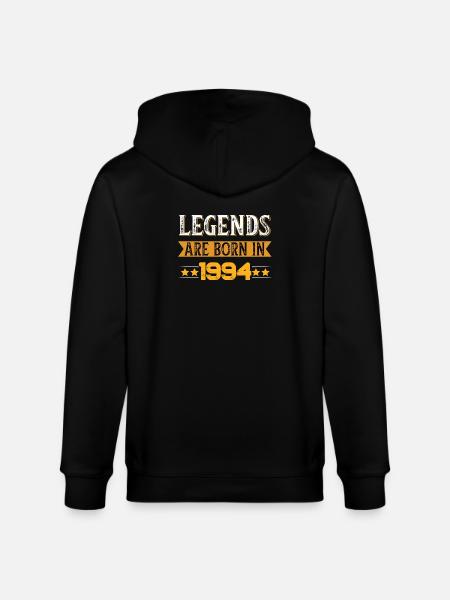 Birthday born in 1994 - Stanley/Stella CULTIVATOR Unisex Organic Hooded Jacket - black