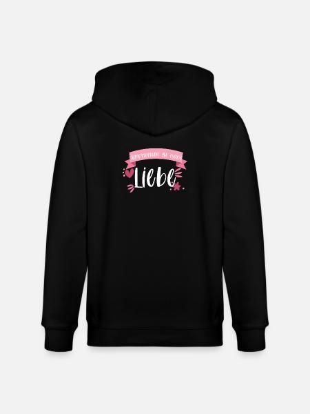 Klettern Alpinklettern Liebe Berge Geschenk - Stanley/Stella Unisex Bio-Kapuzenjacke CULTIVATOR  - Schwarz