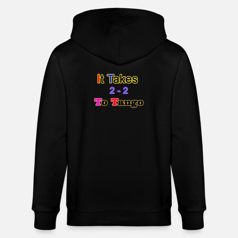 Es braucht 2 zum Tango - Stanley/Stella Unisex Bio-Kapuzenjacke CULTIVATOR  - Schwarz