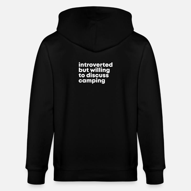 Camping - Stanley/Stella Unisex Bio-Kapuzenjacke CULTIVATOR  - Schwarz