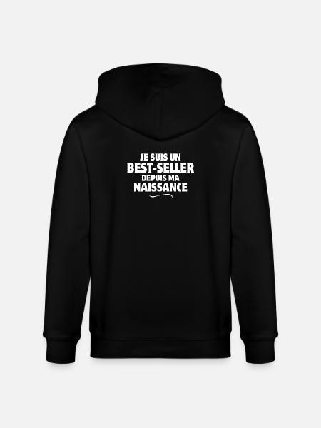 Perfection, I'm perfect, perfect - Stanley/Stella CULTIVATOR Unisex Organic Hooded Jacket - black