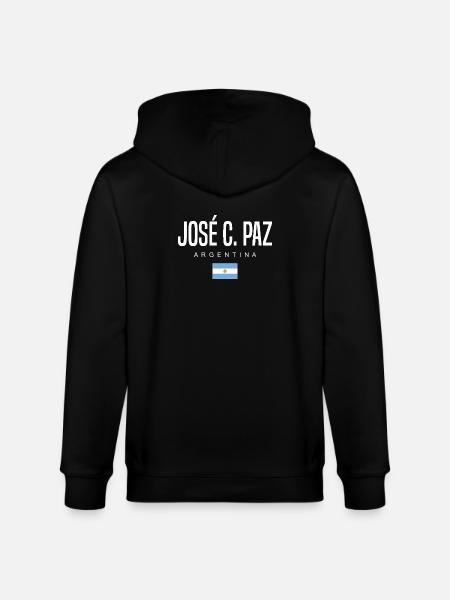 José C. Paz Argentinien Argentinier - Stanley/Stella Unisex Bio-Kapuzenjacke CULTIVATOR - Schwarz