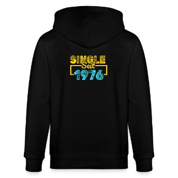 1976 - Stanley/Stella Unisex Bio-Kapuzenjacke CULTIVATOR  - Schwarz - Hinten - Anna (173cm)