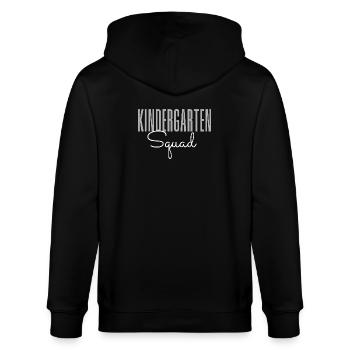 Kindergartenlehrerteam – Niedliche Frühbildung - Stanley/Stella Unisex Bio-Kapuzenjacke CULTIVATOR  - Schwarz - Hinten - Anna (173cm)