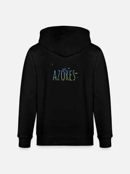 Azores - Stanley/Stella Unisex Bio-Kapuzenjacke CULTIVATOR - Schwarz