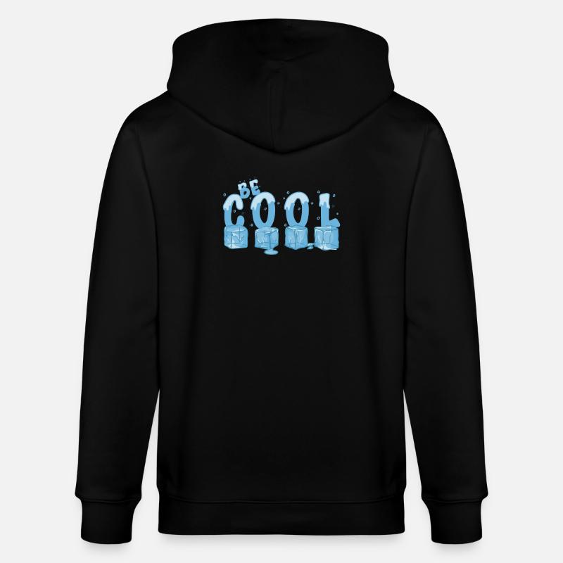 Sei Cool - Stanley/Stella Unisex Bio-Kapuzenjacke CULTIVATOR  - Schwarz