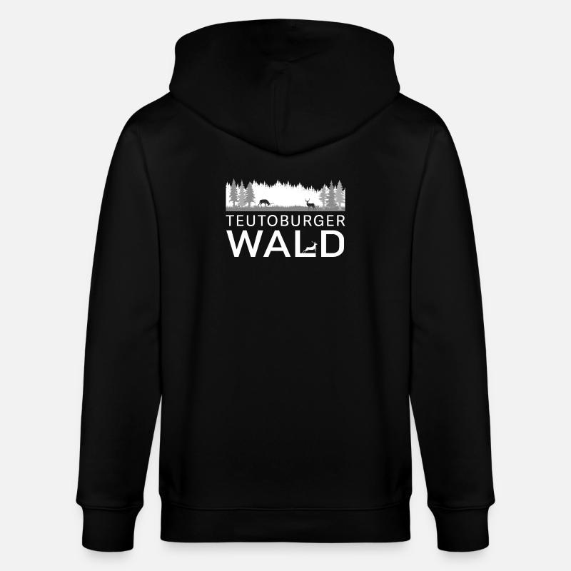 Teutoburger Wald - Stanley/Stella Unisex Bio-Kapuzenjacke CULTIVATOR  - Schwarz