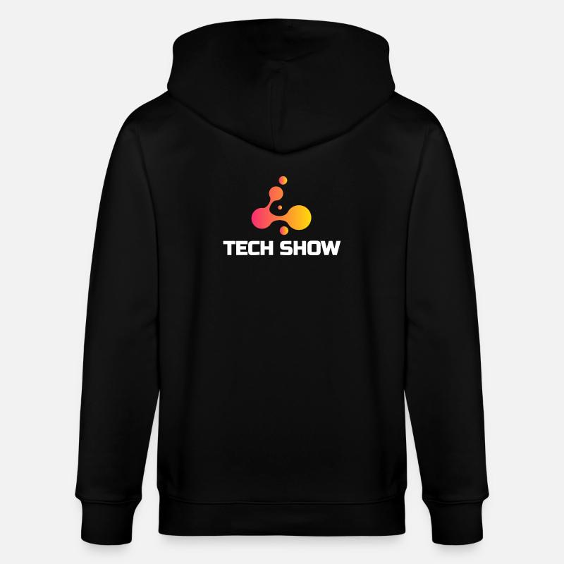 Technikshow Neon Blob Tee - Stanley/Stella Unisex Bio-Kapuzenjacke CULTIVATOR  - Schwarz