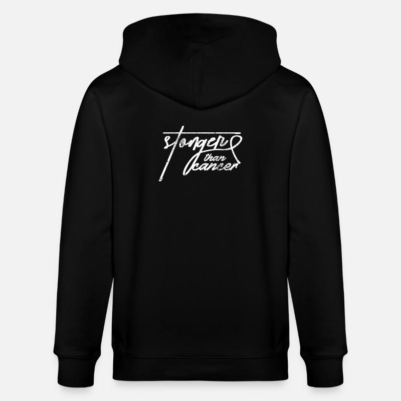 Stärker als Krebs-Skript - Stanley/Stella Unisex Bio-Kapuzenjacke CULTIVATOR - Schwarz