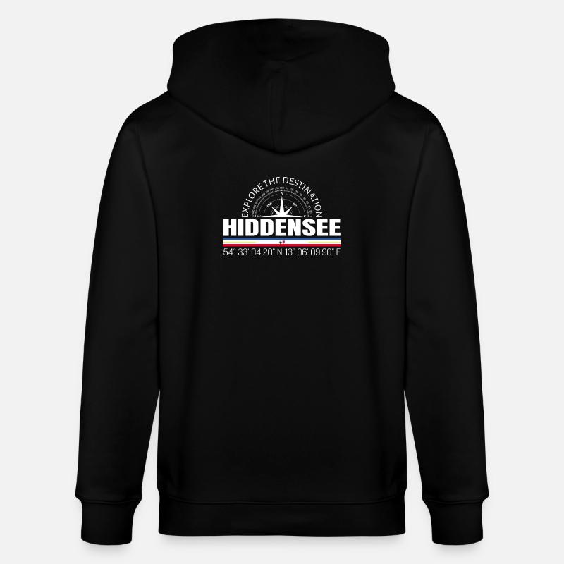 Hiddensee - Stanley/Stella Unisex Bio-Kapuzenjacke CULTIVATOR  - Schwarz