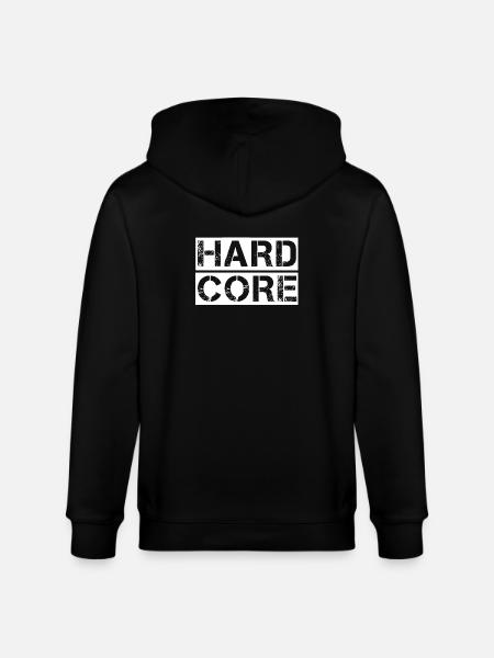 Hardcore-Grunge-Typografie - Stanley/Stella Unisex Bio-Kapuzenjacke CULTIVATOR  - Schwarz