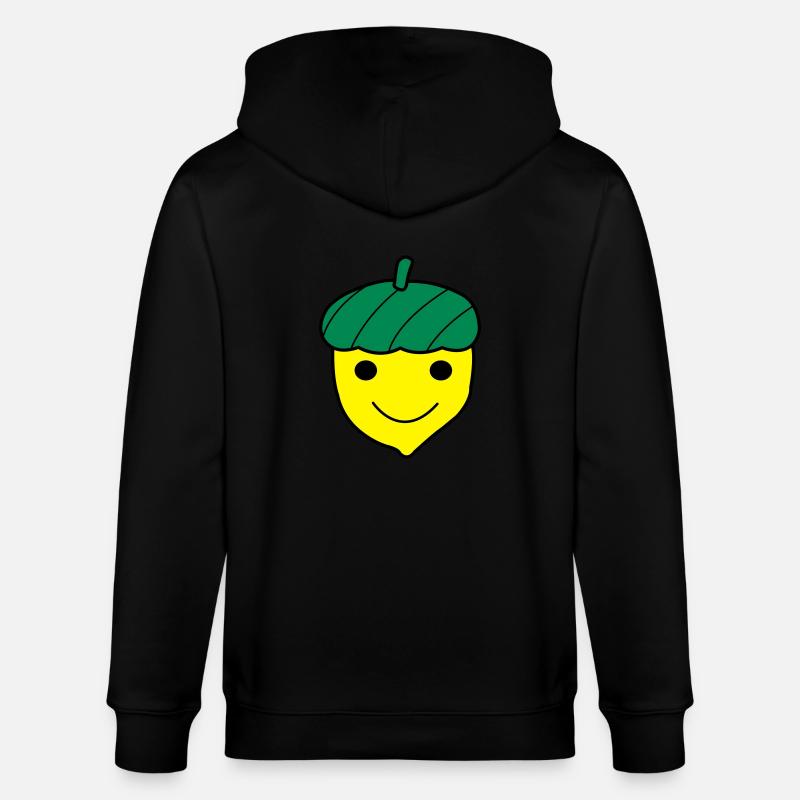 Blije Eikel - Stanley/Stella Unisex Bio-Kapuzenjacke CULTIVATOR  - Schwarz
