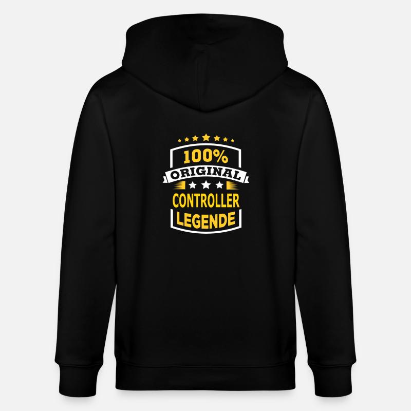 CONTROLLER - Stanley/Stella Unisex Bio-Kapuzenjacke CULTIVATOR  - Schwarz