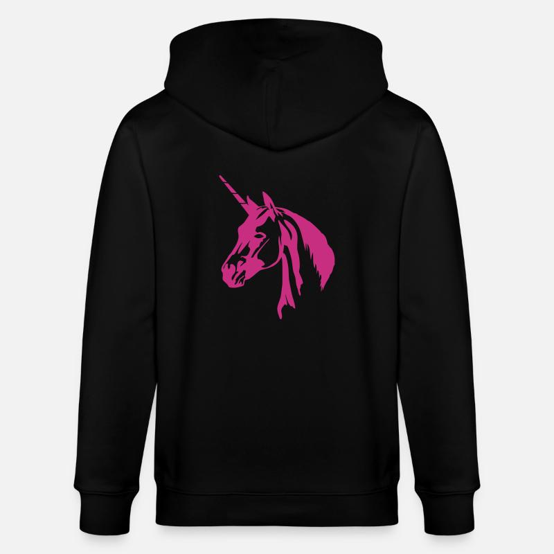 einhorn_01 - Veste à capuche bio CULTIVATOR Stanley/Stella Unisexe - noir