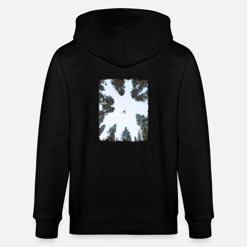 Forêt - Veste à capuche bio CULTIVATOR Stanley/Stella Unisexe - noir