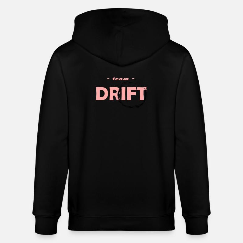 Team Drift Rose - Stanley/Stella Unisex Bio-Kapuzenjacke CULTIVATOR  - Schwarz