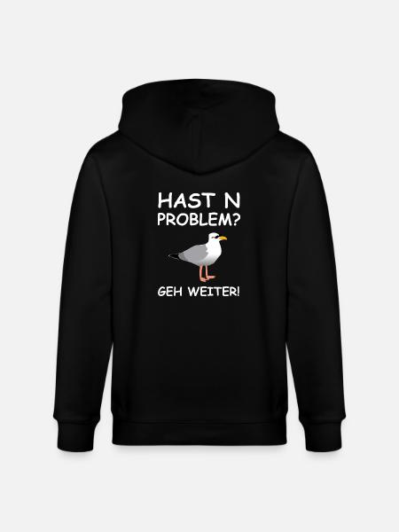 Hamburger Möwe - Stanley/Stella Unisex Bio-Kapuzenjacke CULTIVATOR - Schwarz