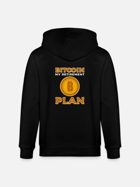 Bitcoin - Stanley/Stella CULTIVATOR Unisex Organic Hooded Jacket - black