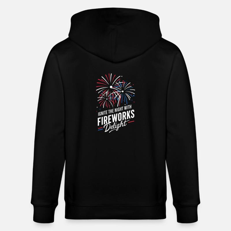 Pyrotechnics Fireworks Pyrotechnics - Stanley/Stella CULTIVATOR Unisex Organic Hooded Jacket - black