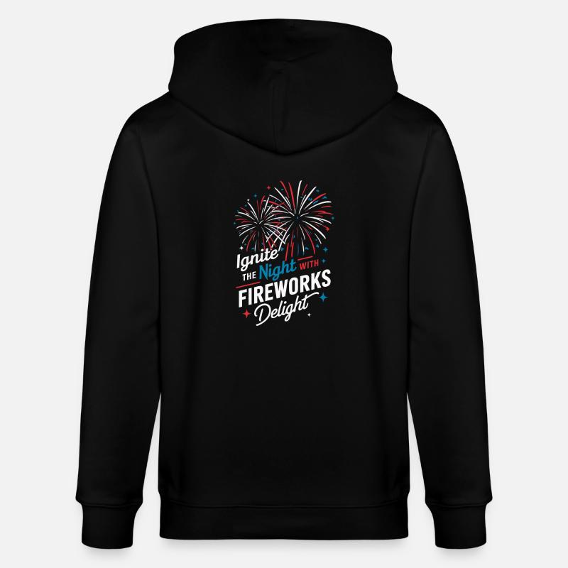 Pyrotechnics Fireworks Pyrotechnics - Stanley/Stella CULTIVATOR  Unisex Organic Hooded Jacket - black