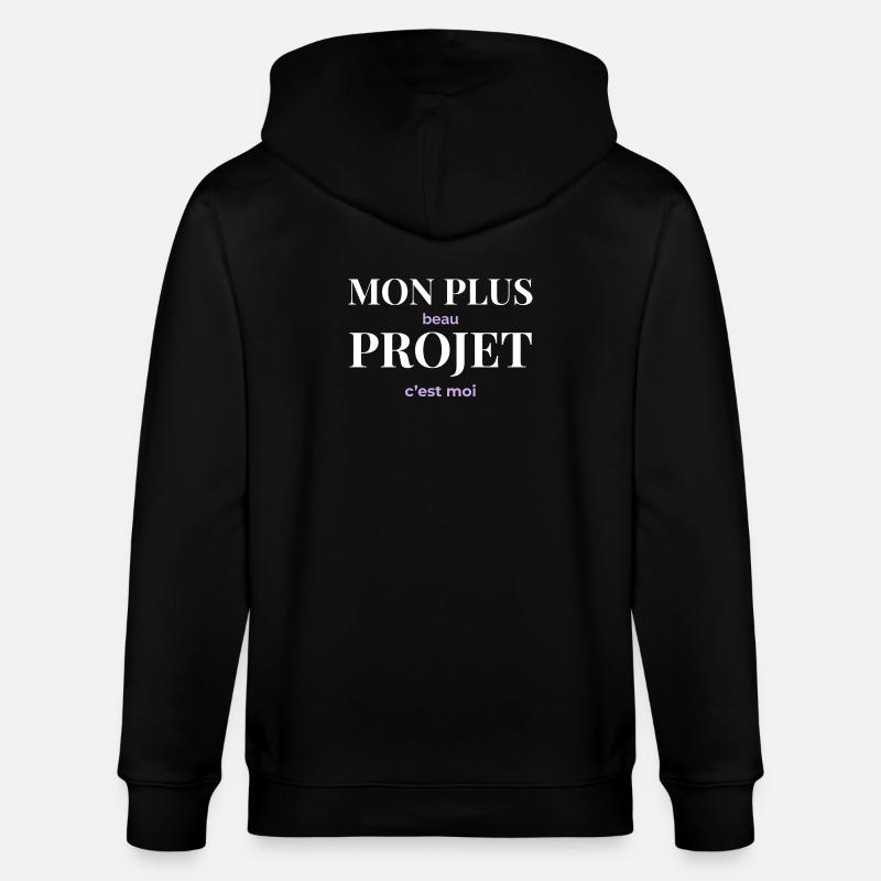 Mon Plus Beau Projet — C'est Moi - Veste à capuche bio CULTIVATOR Stanley/Stella Unisexe - noir