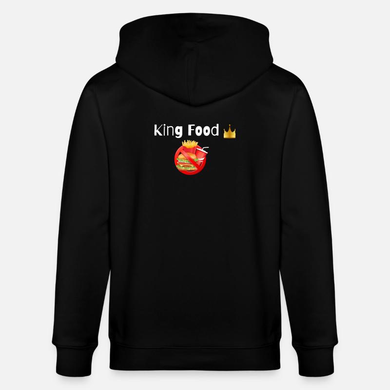 Quing Food - Veste à capuche bio CULTIVATOR Stanley/Stella Unisexe - noir