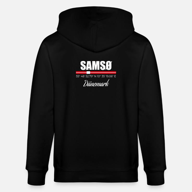 Samso - Veste à capuche bio CULTIVATOR Stanley/Stella Unisexe - noir