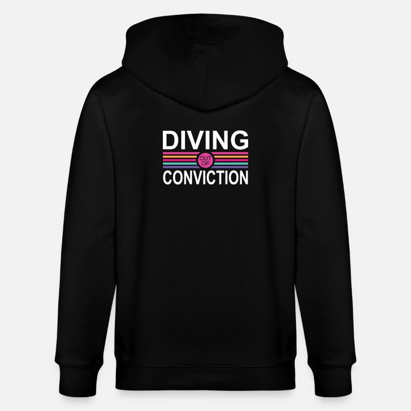 Conviction de plongée - Veste à capuche bio CULTIVATOR Stanley/Stella Unisexe - noir
