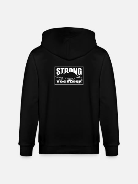 Unity Rodent Silhouette Graphic Tee white - Stanley/Stella CULTIVATOR  Unisex Organic Hooded Jacket - black