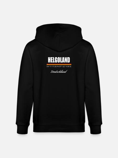 Helgoland - Stanley/Stella Unisex Bio-Kapuzenjacke CULTIVATOR - Schwarz