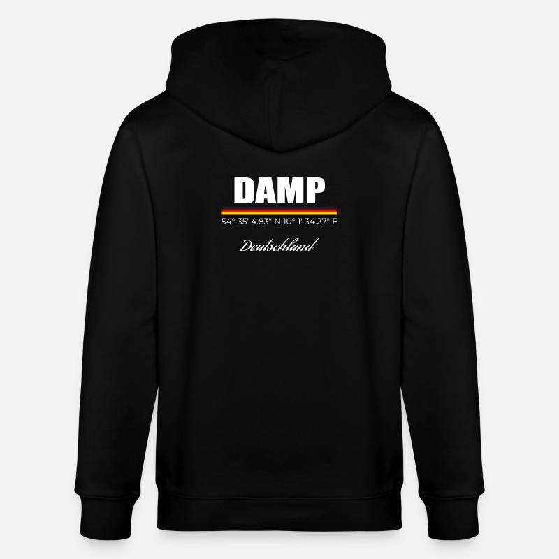 Damp - Stanley/Stella Unisex Bio-Kapuzenjacke CULTIVATOR  - Schwarz