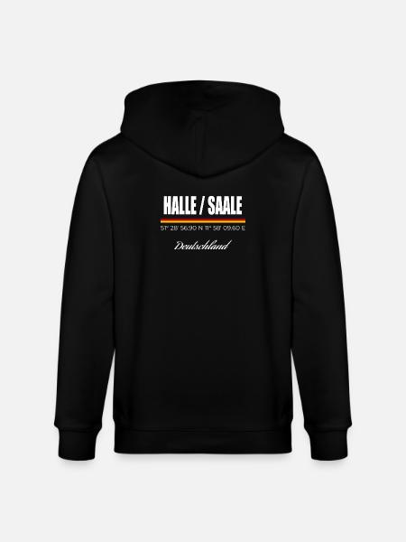 Halle / Saale - Stanley/Stella Unisex Bio-Kapuzenjacke CULTIVATOR - Schwarz