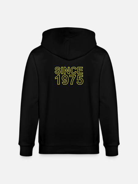 Since 1975 - Stanley/Stella Unisex Bio-Kapuzenjacke CULTIVATOR - Schwarz