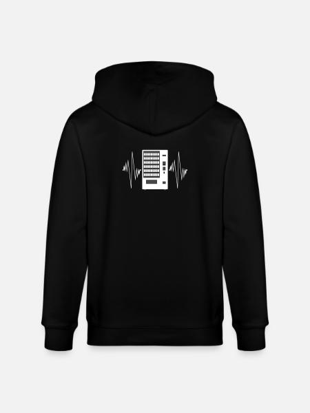 Snackautomat Tastatur Puls - Stanley/Stella Unisex Bio-Kapuzenjacke CULTIVATOR  - Schwarz
