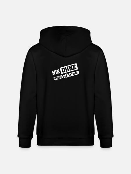 Jamais sans mes filles - Veste à capuche bio CULTIVATOR Stanley/Stella Unisexe - noir