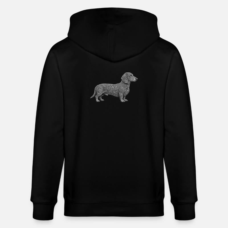 Teckel - Veste à capuche bio CULTIVATOR Stanley/Stella Unisexe - noir