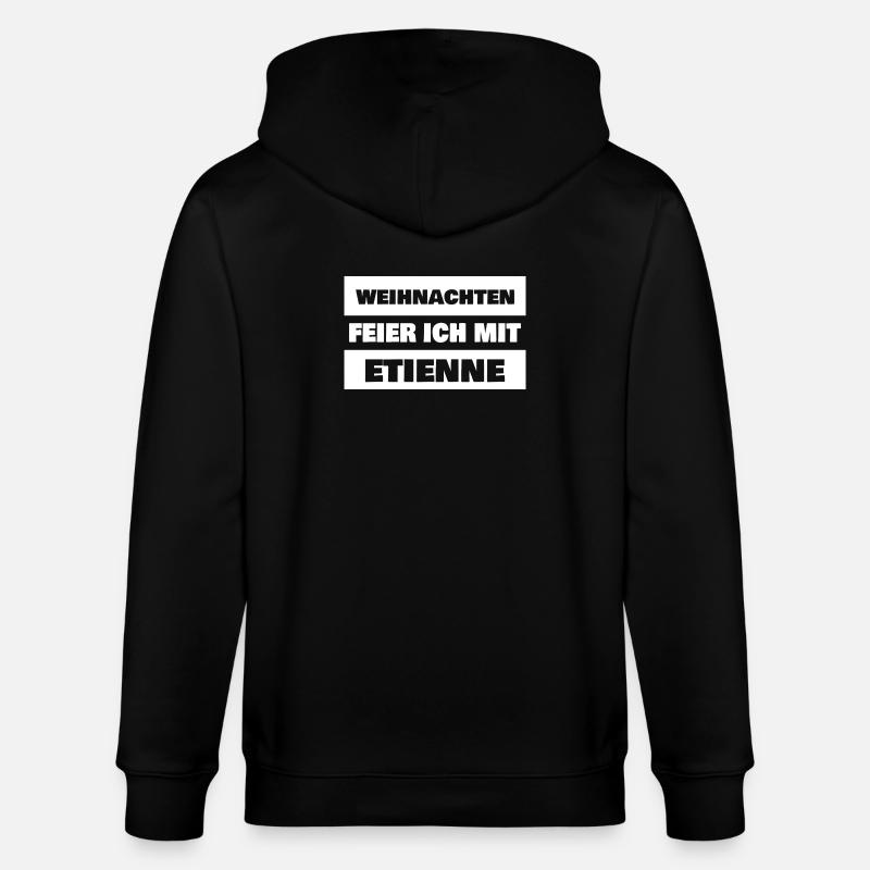 Etienne - Stanley/Stella Unisex Bio-Kapuzenjacke CULTIVATOR  - Schwarz