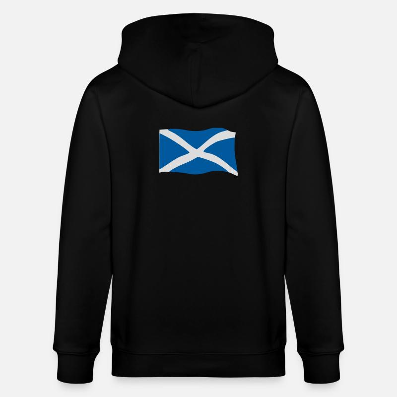 Drapeau de l'ecosse - Veste à capuche bio CULTIVATOR Stanley/Stella Unisexe - noir