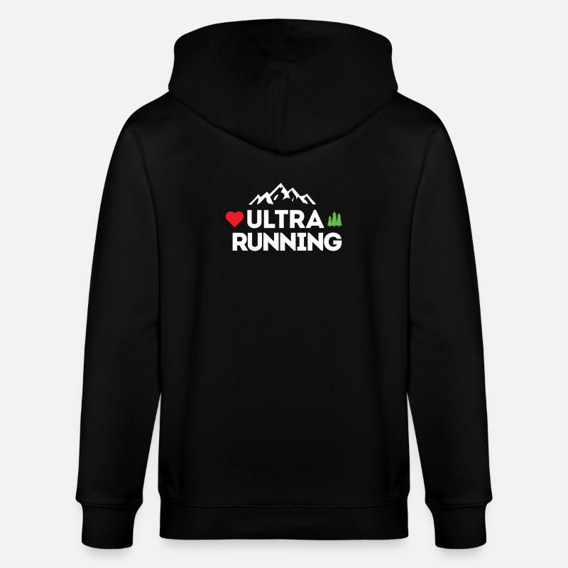 Ultra Running – Mon amour - Veste à capuche bio CULTIVATOR Stanley/Stella Unisexe - noir
