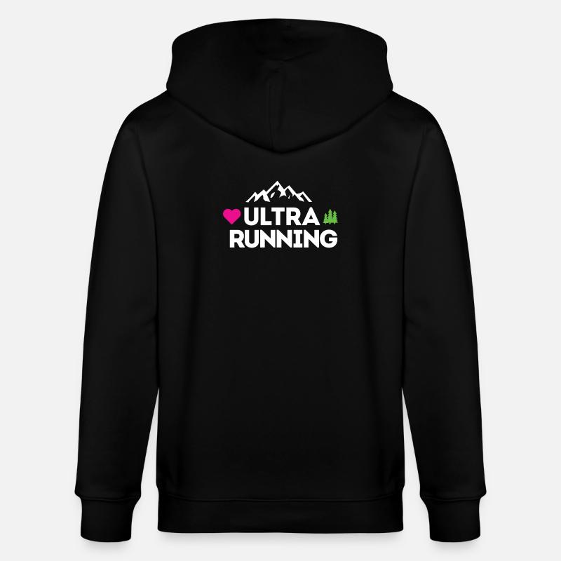 Ultra Running – Mon amour - Veste à capuche bio CULTIVATOR Stanley/Stella Unisexe - noir