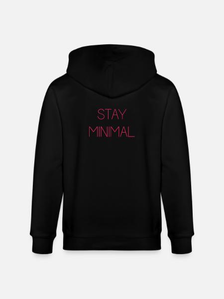 Restez minimal - Veste à capuche bio CULTIVATOR Stanley/Stella Unisexe - noir