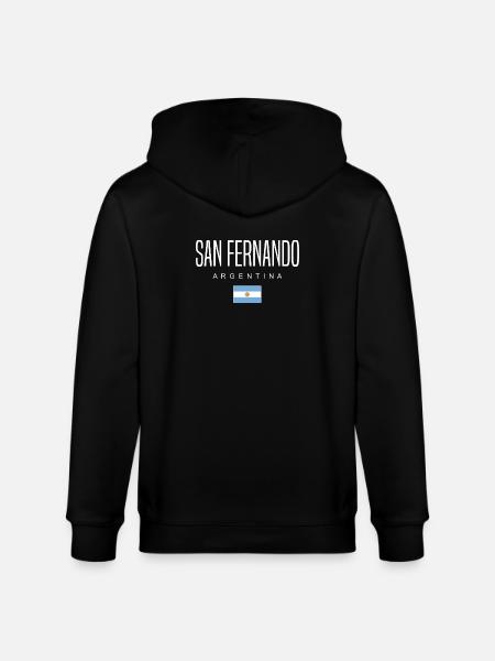 San Fernando Argentinien Argentinier - Stanley/Stella Unisex Bio-Kapuzenjacke CULTIVATOR  - Schwarz