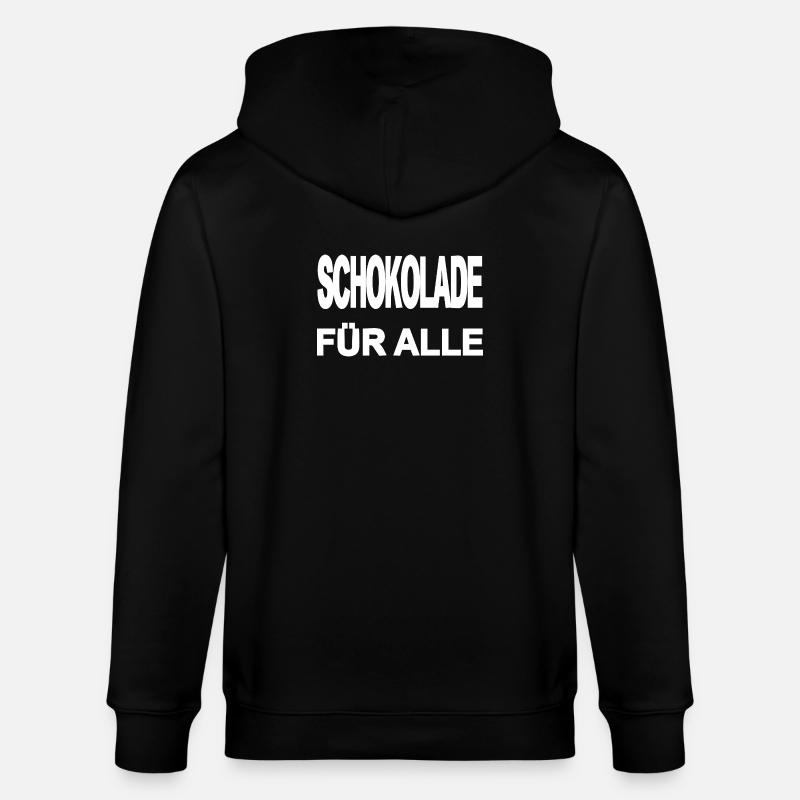 Schokolade - Stanley/Stella Unisex Bio-Kapuzenjacke CULTIVATOR  - Schwarz