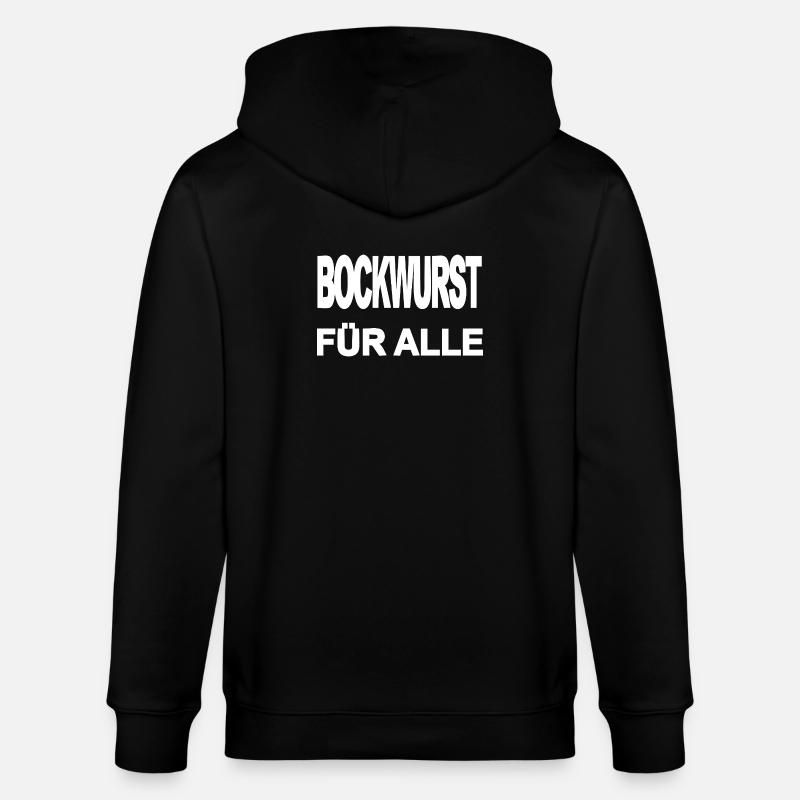 Bockwurst - Veste à capuche bio CULTIVATOR Stanley/Stella Unisexe - noir