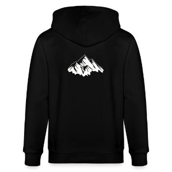 Montagnes - Veste à capuche bio CULTIVATOR Stanley/Stella Unisexe - noir - Dos - Anna (173cm)
