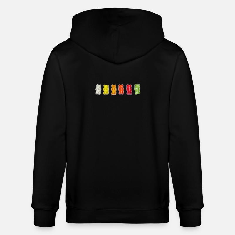 Gummi Bears - Veste à capuche bio CULTIVATOR Stanley/Stella Unisexe - noir
