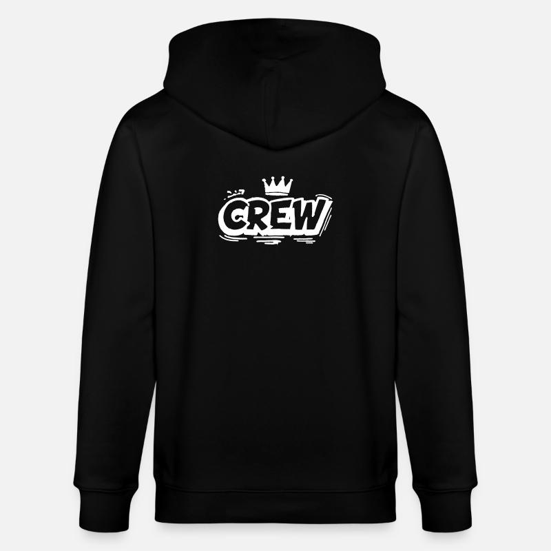 Crew Mitglied Graffiti - Stanley/Stella Unisex Bio-Kapuzenjacke CULTIVATOR  - Schwarz