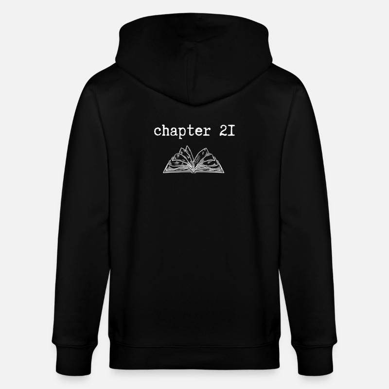 chapitre 21 Anniversaire - Veste à capuche bio CULTIVATOR Stanley/Stella Unisexe - noir