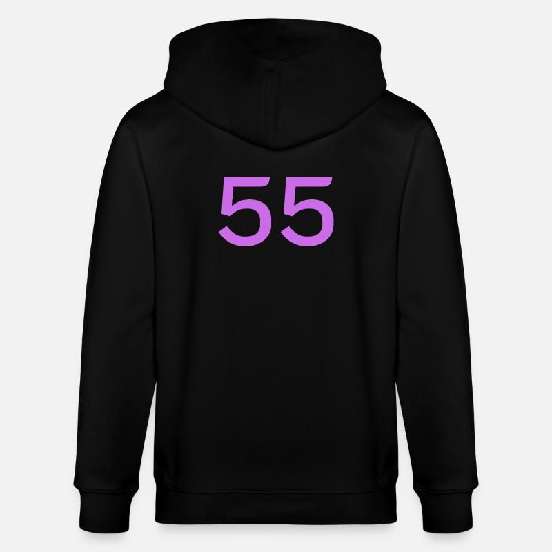 55 - Stanley/Stella CULTIVATOR Unisex Organic Hooded Jacket - black
